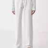 کتان کمربنددار شلوار برند Stradivarius کد 1753357400