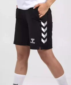 شورت جیب دار رویایی کمپ مشکی برند hummel کد 1753406468