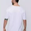 تیشرت بافتنی لخت پنبه ای یقه گرد سفید مردانه برند CHUBA کد 1753698663