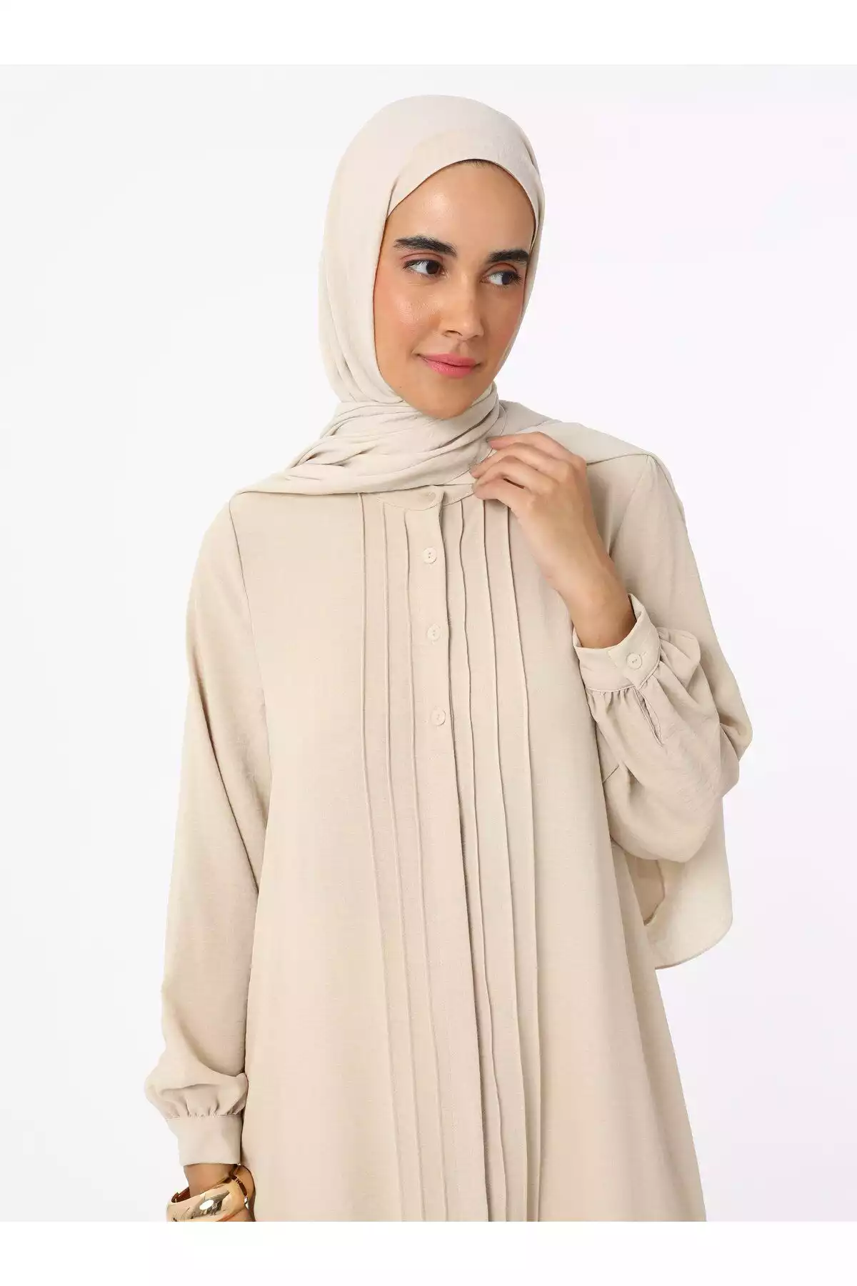 تونیک آجدار دکمه دار سنگی رفکا برند Refka کد 1753724479