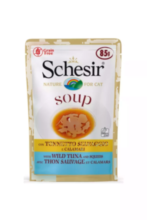850 گربه سوپ با ماهی مرکب برند Schesir کد 1753651268