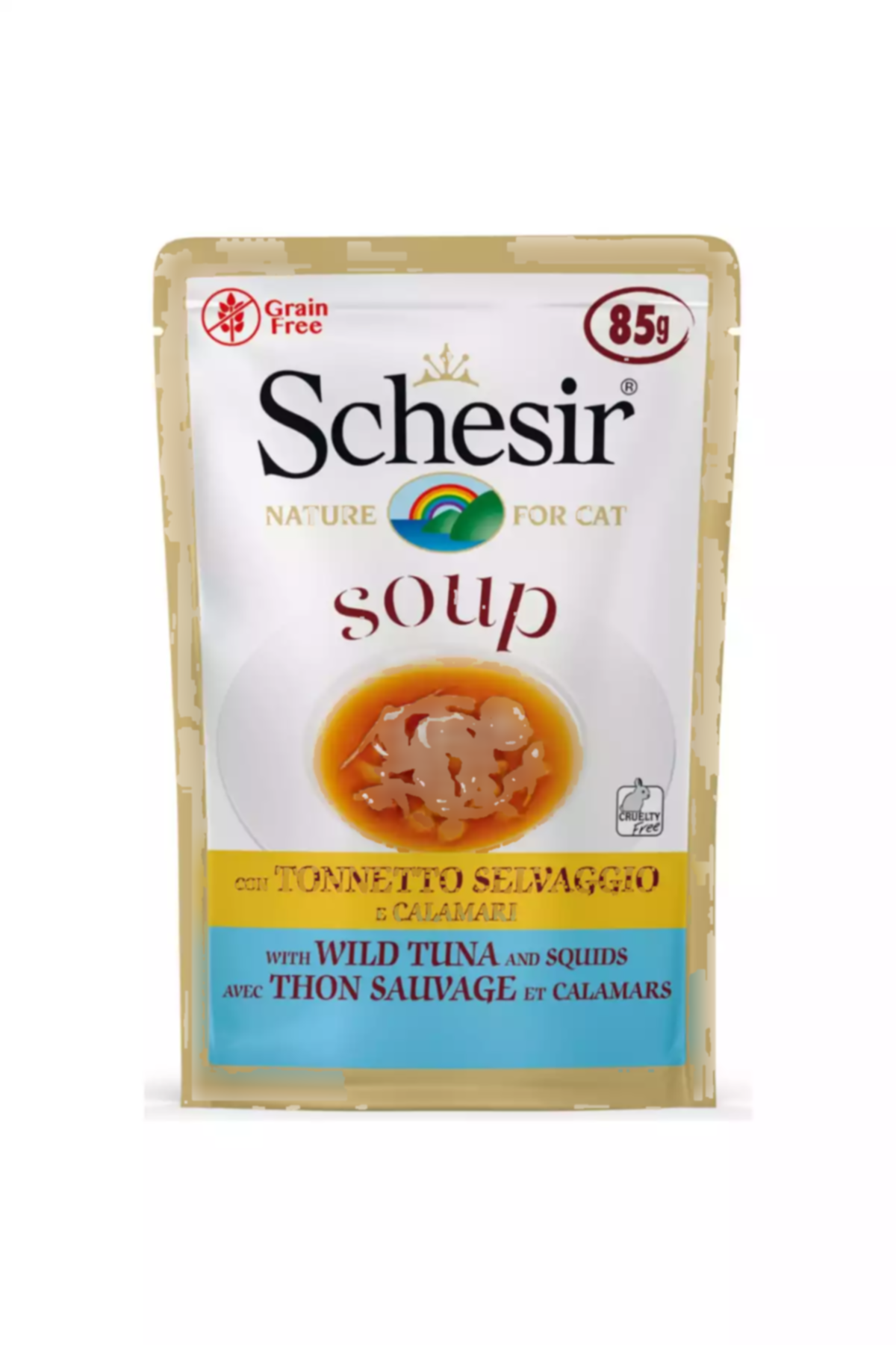 850 گربه سوپ با ماهی مرکب برند Schesir کد 1753651268