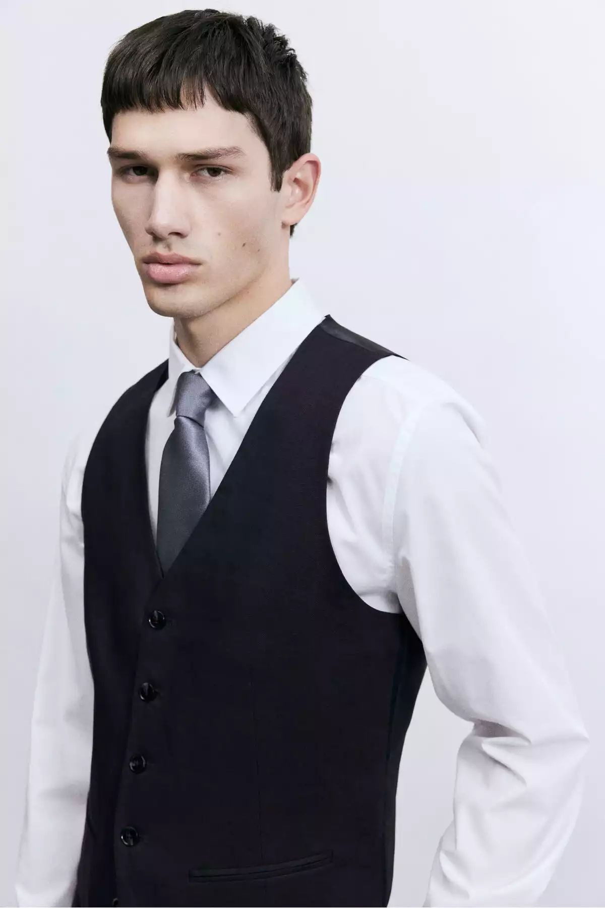 ست اسلیم فیت کتان برند H&M کد 1753278074