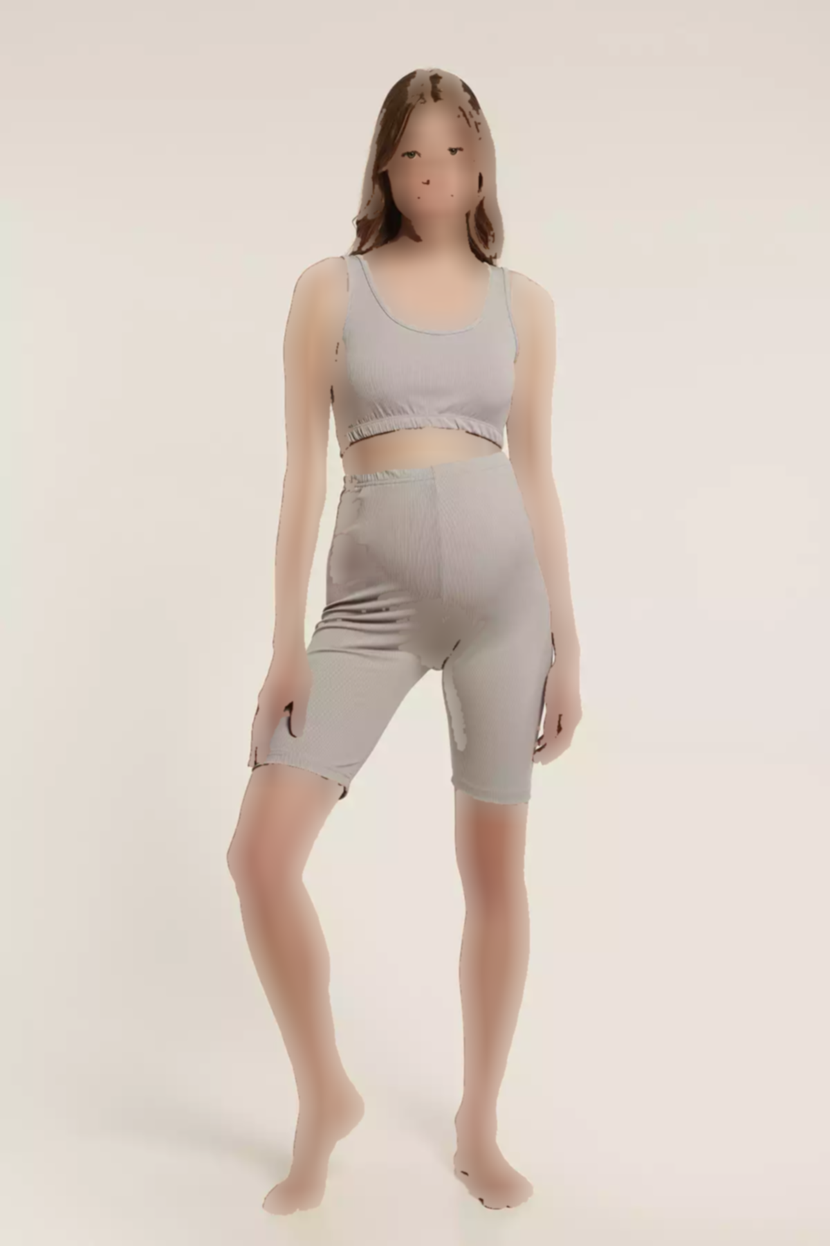 ست کوتاه طوسی برند Lyn Mama کد 1753850592