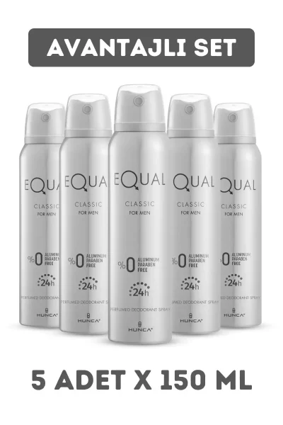 دئودورانت کلاسیک 150میلی لیتر 5عدد x مردانه برند Equal کد 1753396867