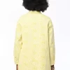 کت پیراهن ست گاباردین جیبدار طرحدار زرد برند Orfeo Negro کد 1753414331
