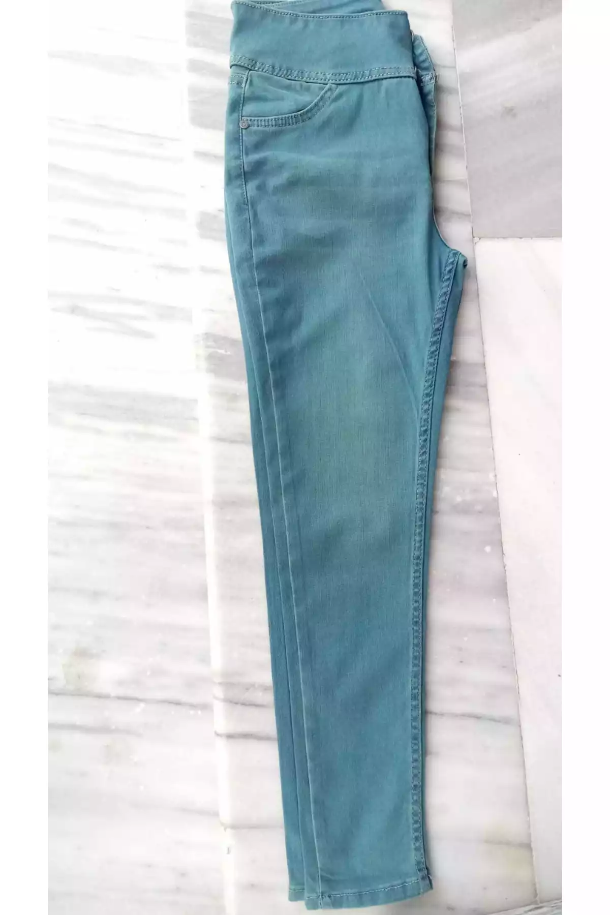 جین لایکرا دور کمر بلند شلوار 90cm برند JANES کد 1753549929