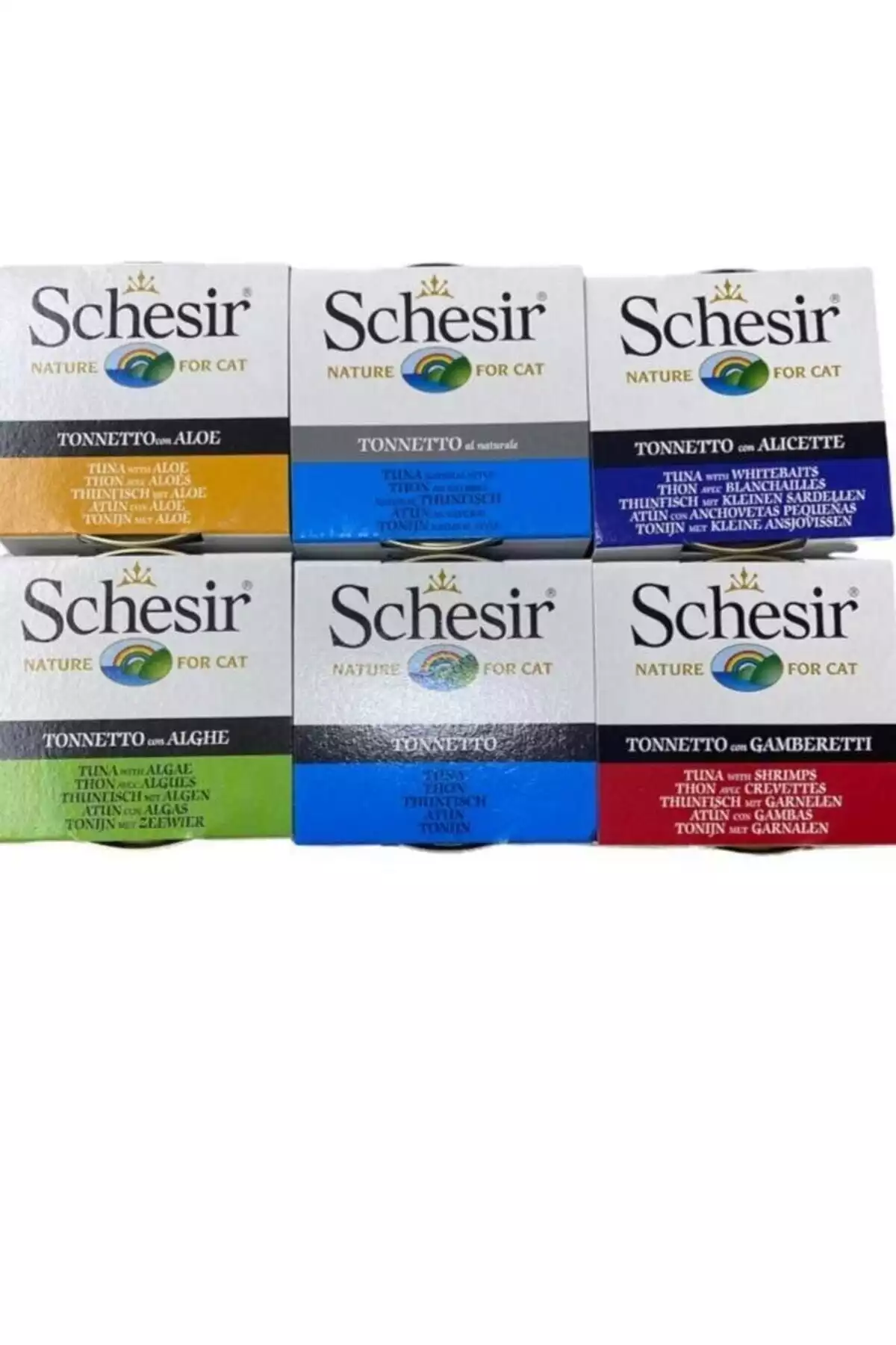 6عدد سن گربه چند بسته برند Schesir کد 1753650728