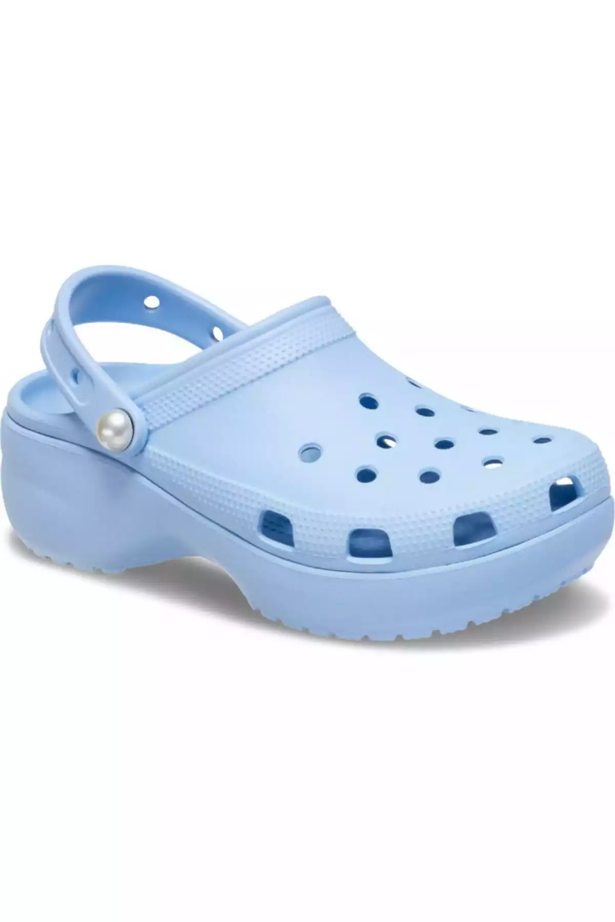 دمپایی کلاسیک مروارید پلتفرم آبی زنانه برند Crocs کد 1753479063
