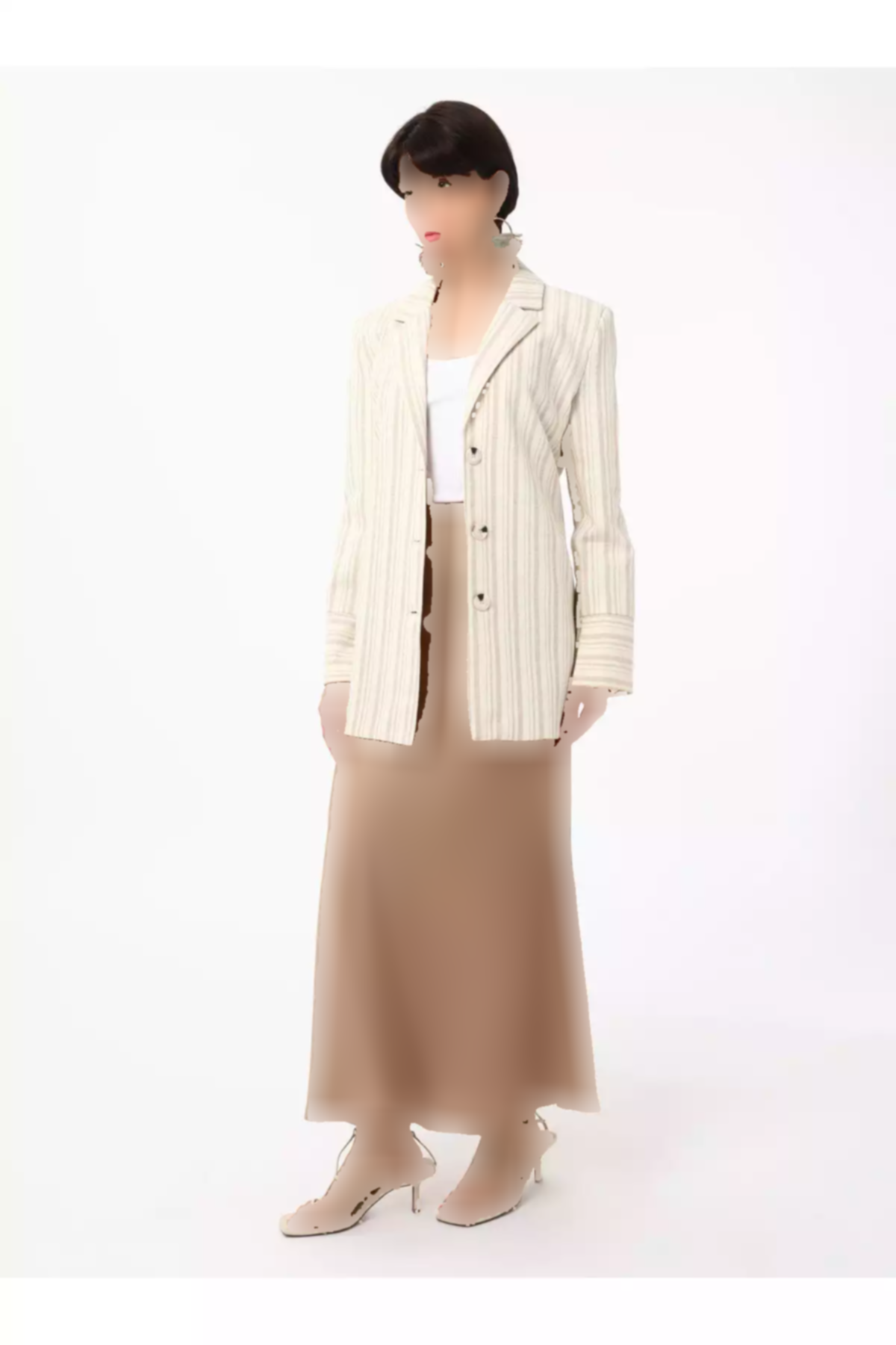 دامن کلوش ساتن رفکا برند Refka کد 1753723263