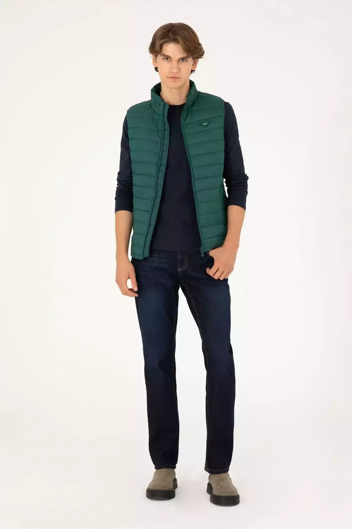 جلیقه سبز تیره مردانه برند U.S. Polo Assn. کد 1753305728