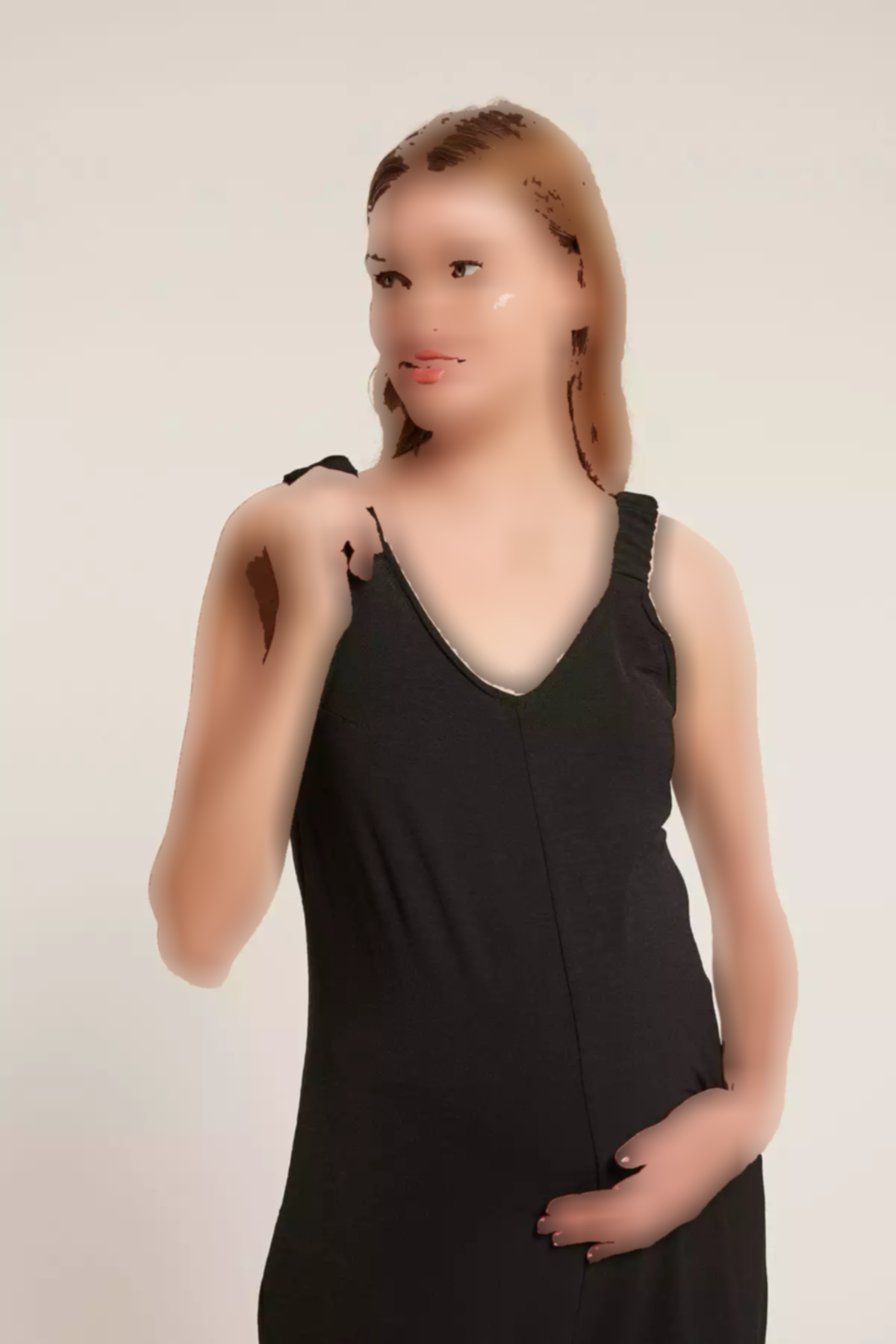 سرهمی رکسانا بارداری مشکی برند Lyn Mama کد 1753850465