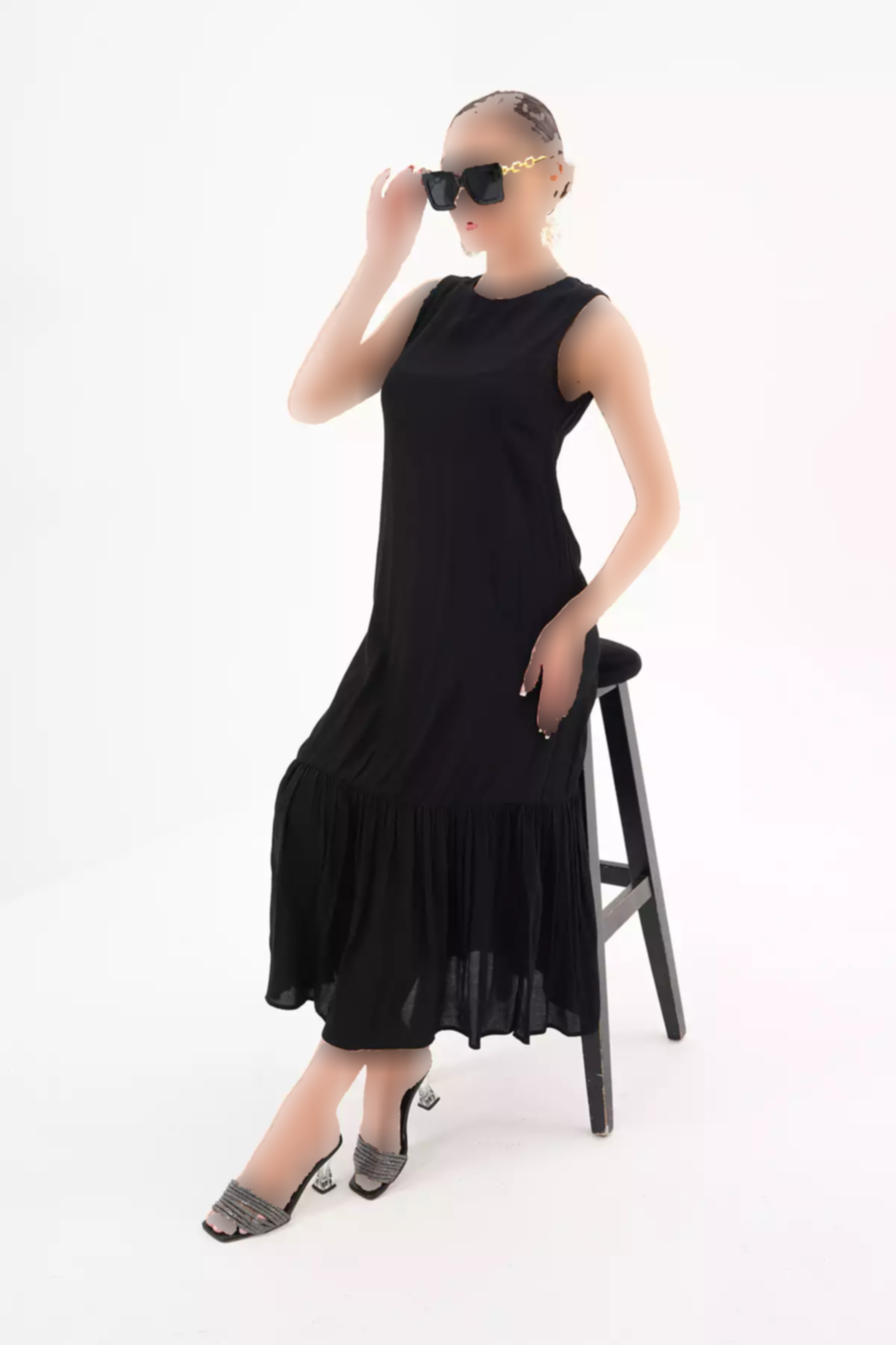 پیراهن کلفت بنددار زنانه برند Marjinal کد 1753690874