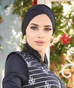 سربند ضربدری آبی چیندار دو طرفه مشکی برند Remsa Mayo کد 1753760532
