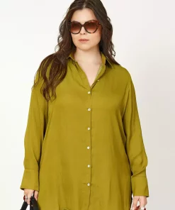 پیراهن ساتن ساده برند Büyük Moda کد 1753846866