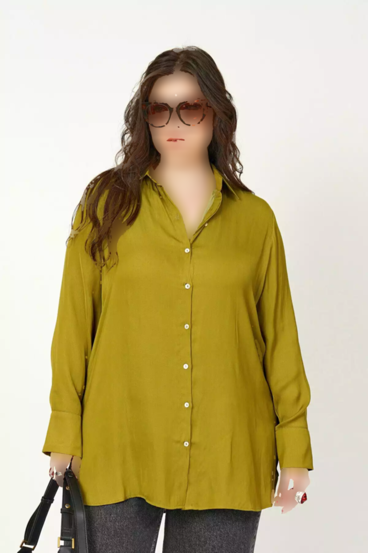 پیراهن ساتن ساده برند Büyük Moda کد 1753846866