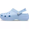 دمپایی کلاسیک مروارید پلتفرم آبی زنانه برند Crocs کد 1753479063