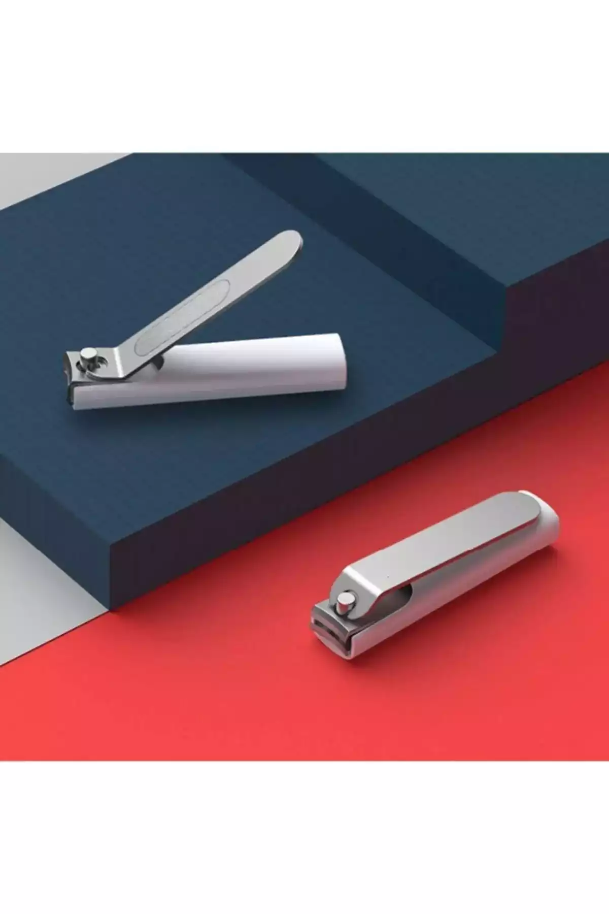 قیچی ناخن فولادی ضد زنگ 2عدد طاق برند Xiaomi کد 1753786386