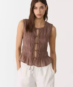 تاپ بند دار چیندار برند Stradivarius کد 1753737069