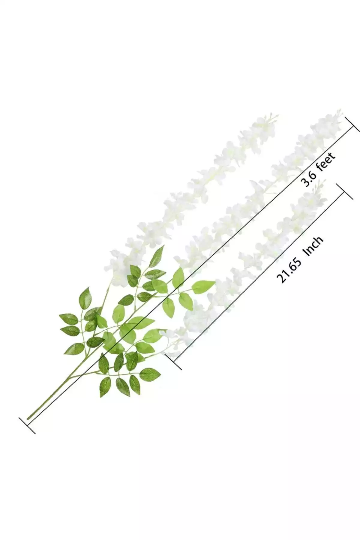 بسته مصنوعی 12تکه سفید 100cm برند ALSHOP کد 1753579267