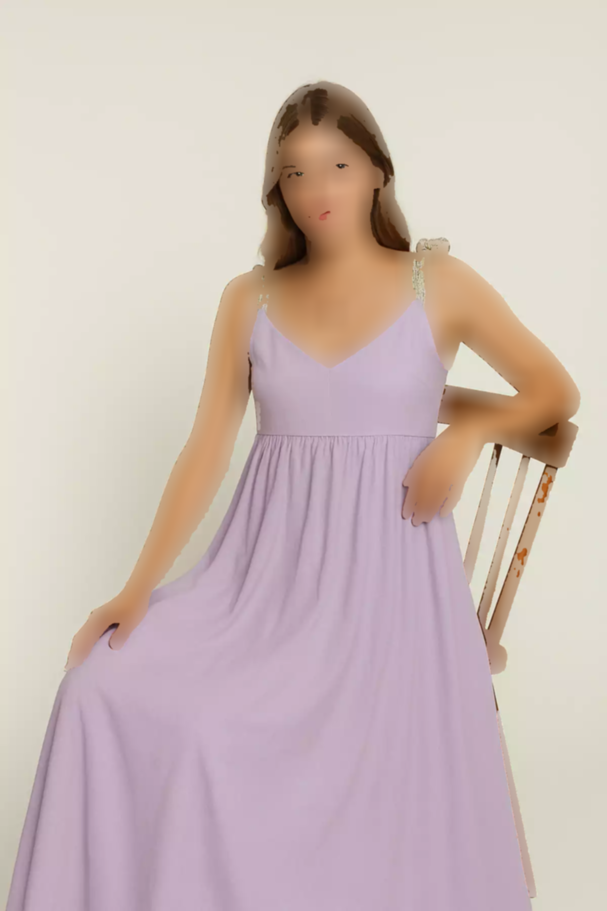 پیراهن نیلی برند Lyn Mama کد 1753850525