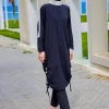 مایو اسلامی پوشیده کامل مخفی زیپدار مشکی برند Marina کد 1753525929