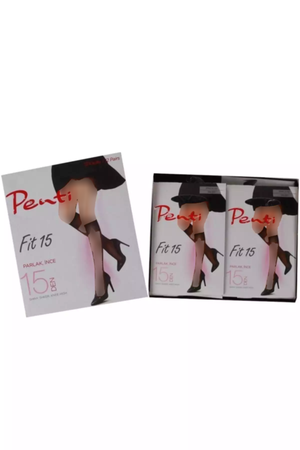 بسته جوراب ست براق 150 12تکه کرمی برند Penti کد 1753910170
