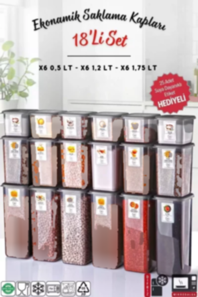 ظرف نگهداری ست 5lt خاکستری آنتراسیت برند Nandy Home کد 1753559770