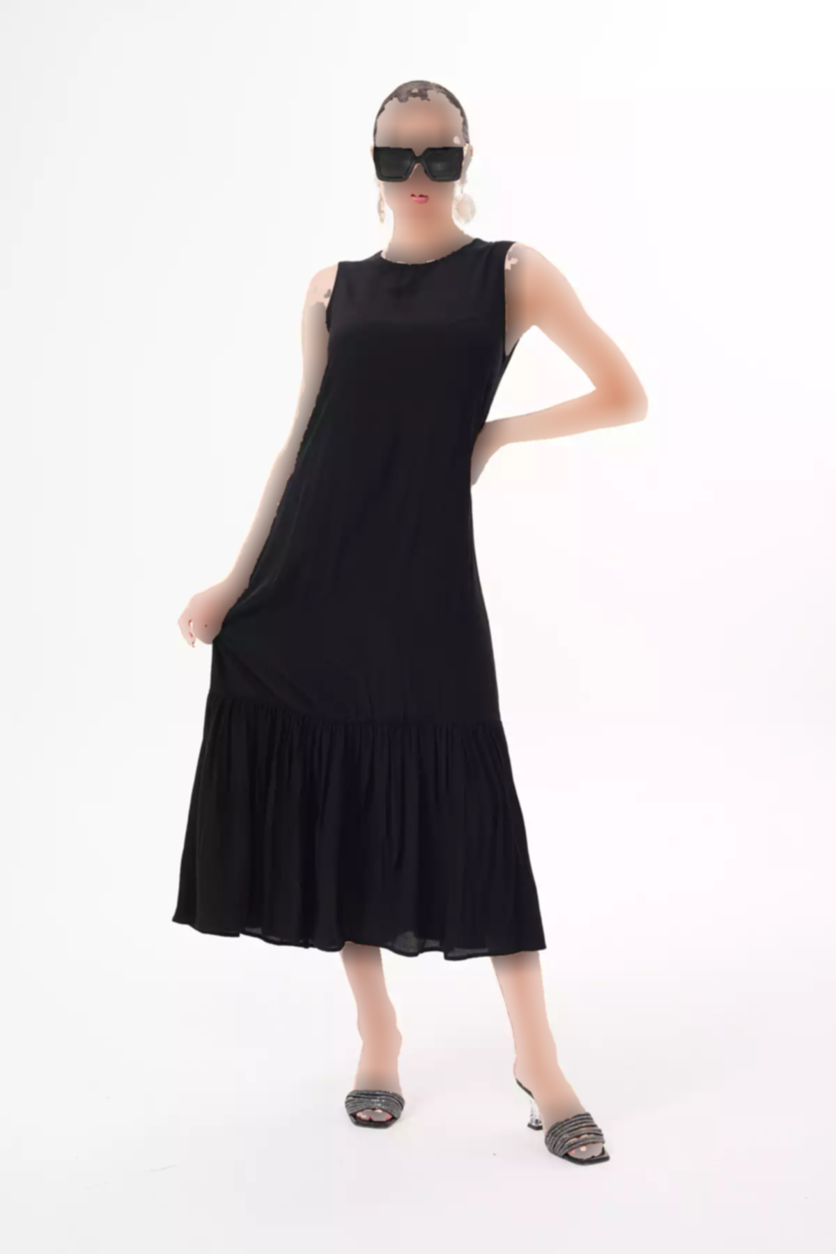 پیراهن کلفت بنددار زنانه برند Marjinal کد 1753690874