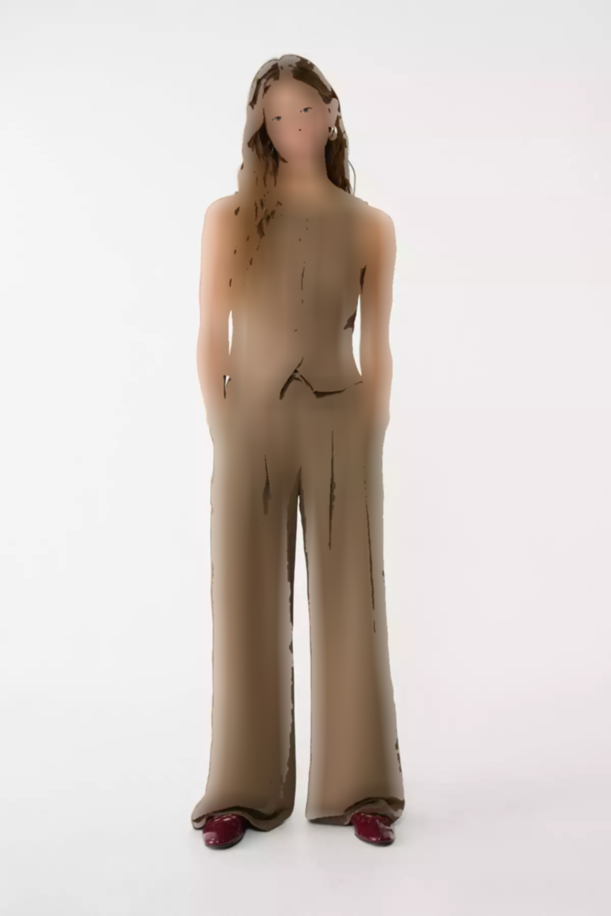 تاپ دکمهدار بافتنی برند Stradivarius کد 1753349475