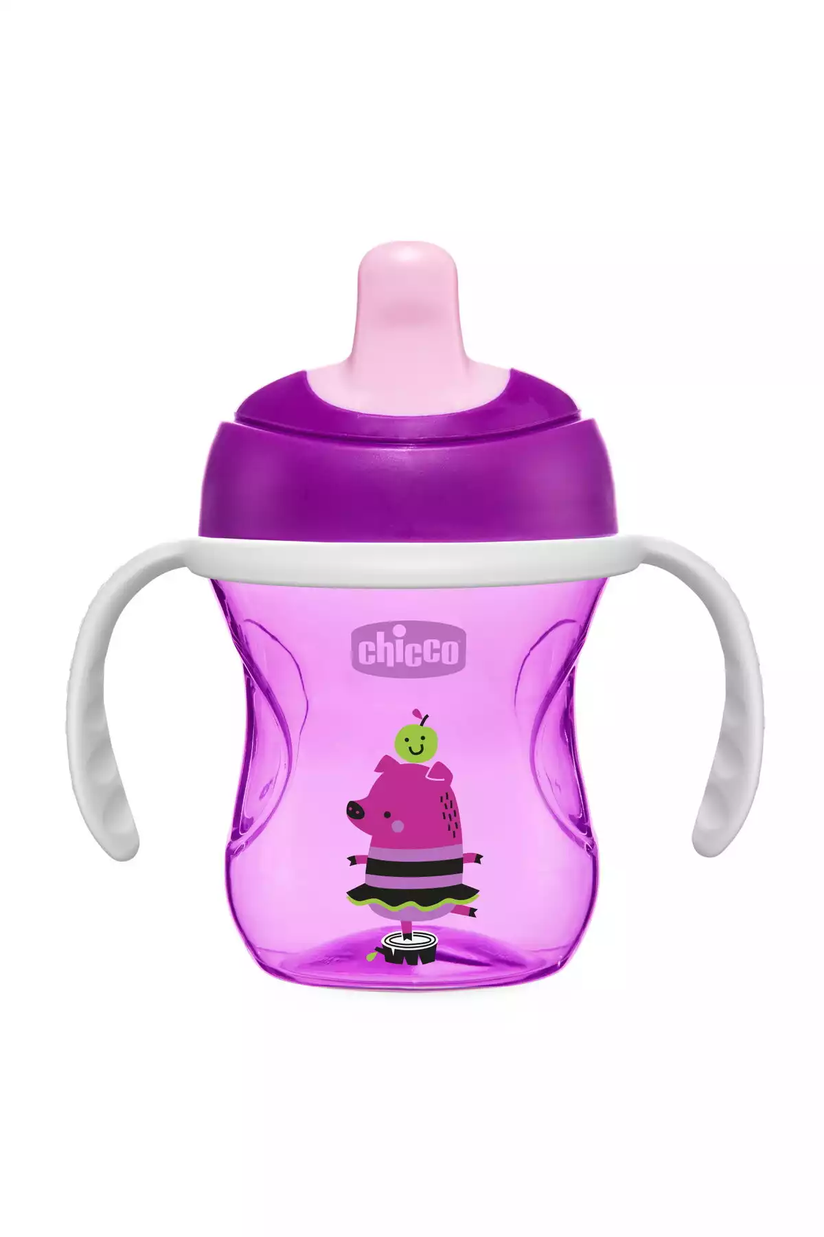 لیوان نیمه نرم دخترانه سه تایی برند Chicco کد 1753812669