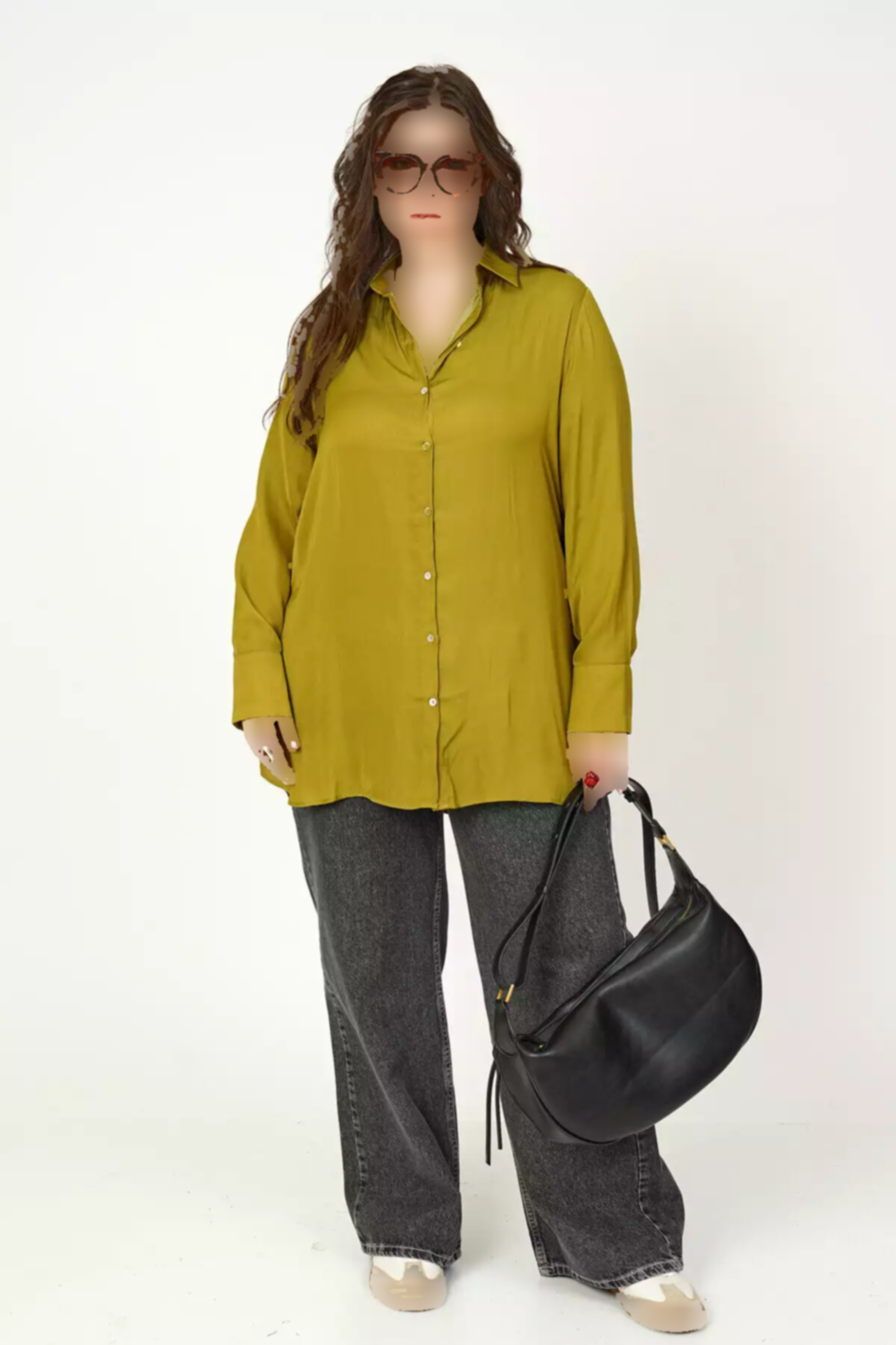 پیراهن ساتن ساده برند Büyük Moda کد 1753846866