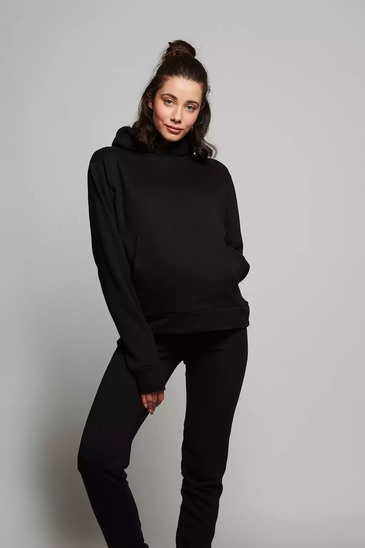 شلوار راحتی سرمه ای بارداری زنانه برند Lyn Mama کد 1753854070