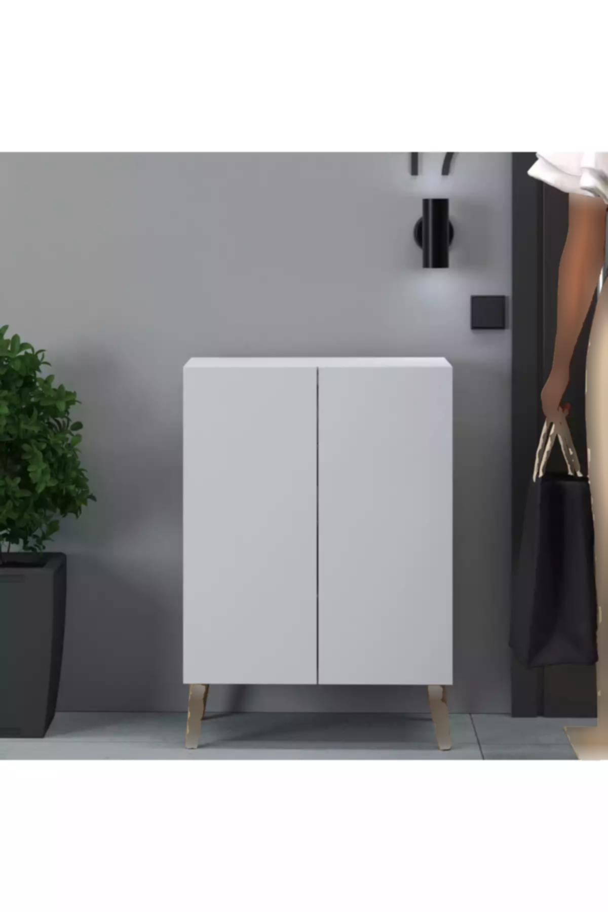 جا کفشی سفید برند Monte Sehpa کد 1753764673