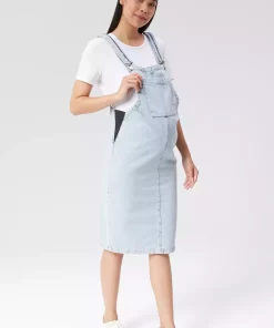 پیراهن ژیله شستشو جین شسته جوهانا برند Lyn Mama کد 1753854067