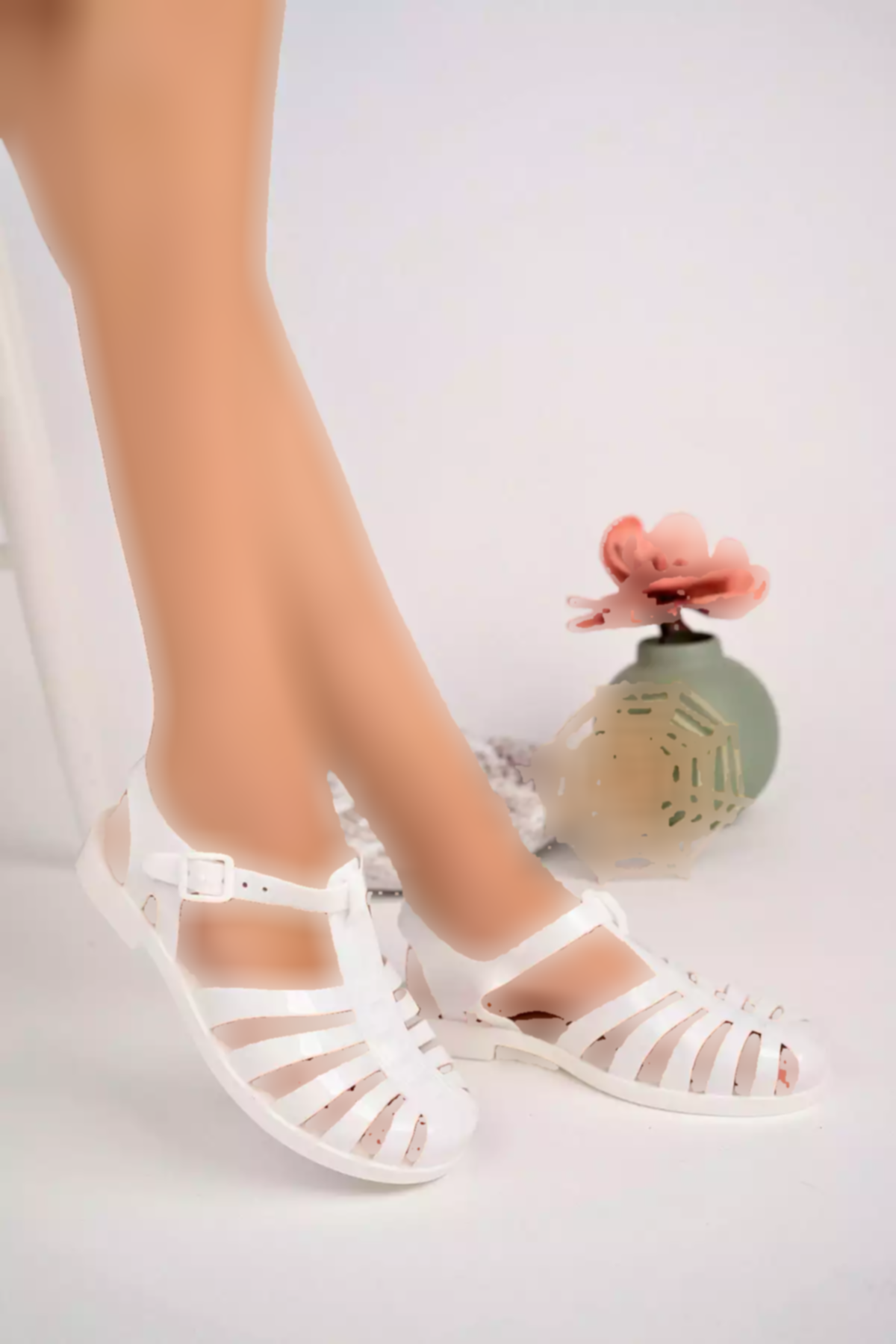 کف نرم لیز نمیخورد دندان آبی مارین سفید زنانه برند StWenn کد 1753611726