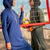 مایو اسلامی پوشیده کامل سرمه ای برند Marina کد 1753525926