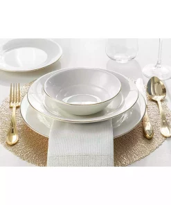 سرویس غذاخوری چینی 6نفره 24تکه طلایی سانتی متر برند English Home کد 1753888275