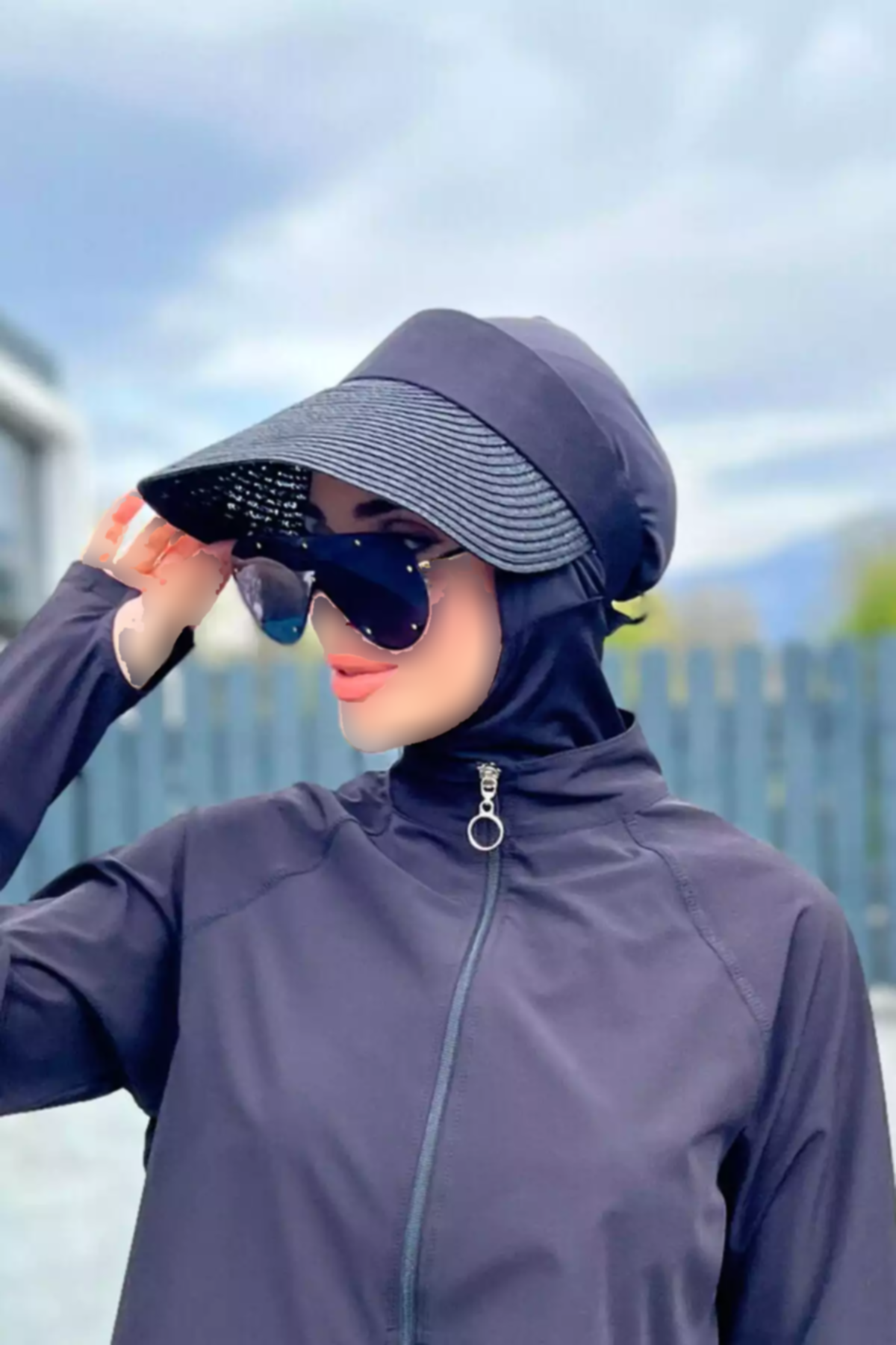 کلاه محافط خورشید حصیری مشکی برند Remsa Mayo کد 1753755188