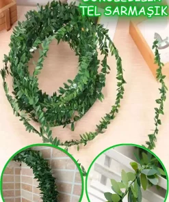 تاج گلدار مصنوعی برگ سیمی پیچک 7.50 لوله گاز طبیعی برند ALSHOP کد 1753579388