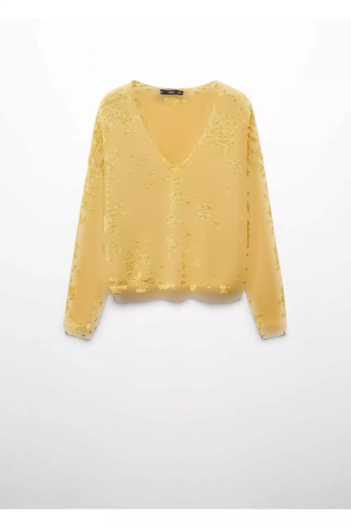 پلیور بافتنی یقه هفت برند MANGO کد 1753003865