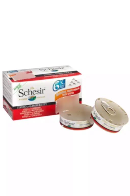 6عدد سن گربه میگو چند بسته برند Schesir کد 1753656070