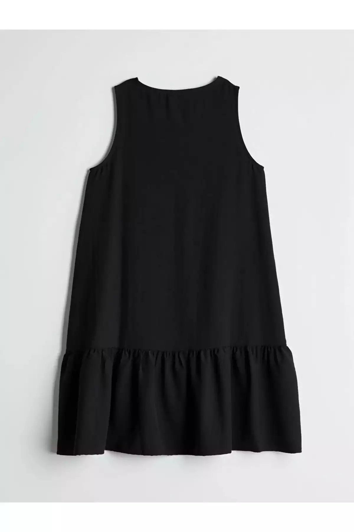 پیراهن راحت یقه گرد مشکی برند LC Waikiki کد 1752545465