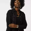 پیراهن گشاد کار شده گلدوزی پولکی زنانه برند Orfeo Negro کد 1753414386