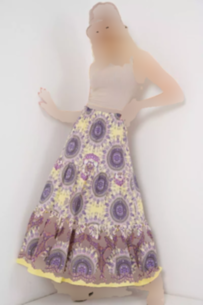 دامن بلند 1898طرح‎دار زرد برند Bigdart کد 1753608073