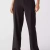 پارچه صاف کمربنددار شلوار راحت برند Stradivarius کد 1753361484