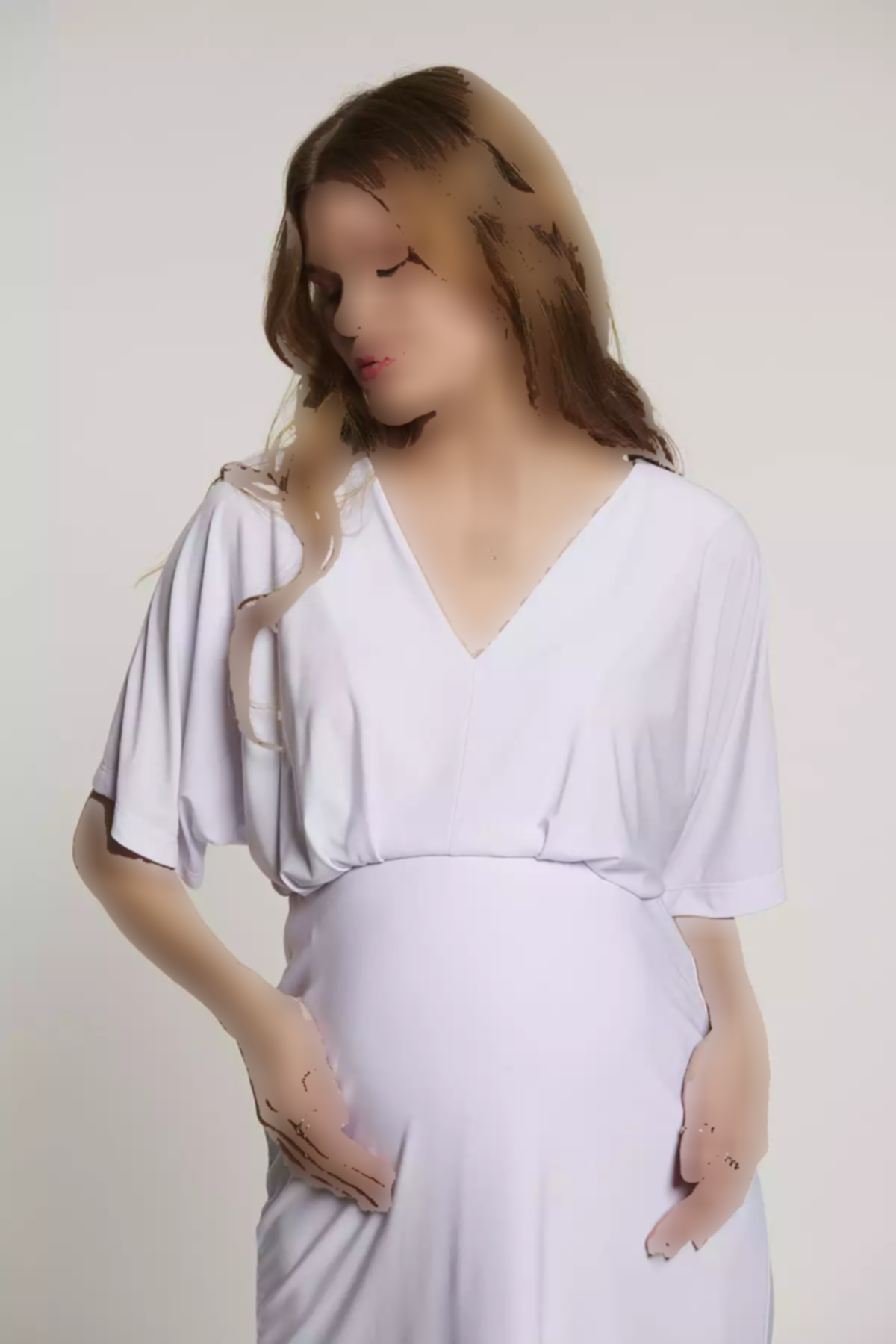 پیراهن سفید برند Lyn Mama کد 1753850588