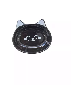 ظرف سرامیک گربه عمیق مشکی برند Pet Pretty کد 1753796591