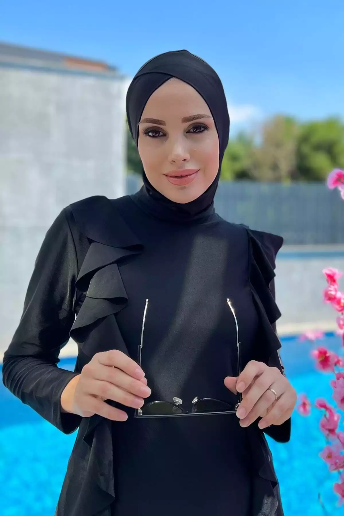 سربند مایو روسری ضربدری 6مشکی برند Remsa Mayo کد 1753760528