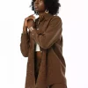 پیراهن برش گشاد کار شده گلدوزی جلو زنانه برند Orfeo Negro کد 1753425188